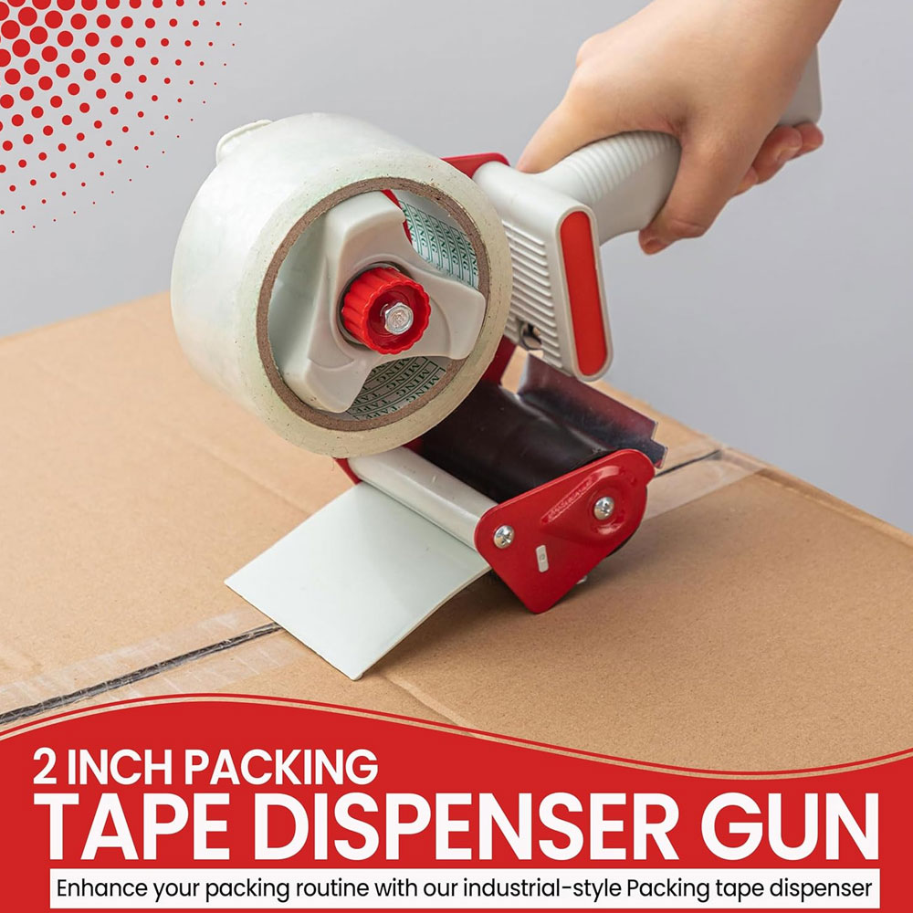 Tape Gun Dispenser - 1PC verpakkingstape-dispensatiepistool, geschikt voor 2-inch brede