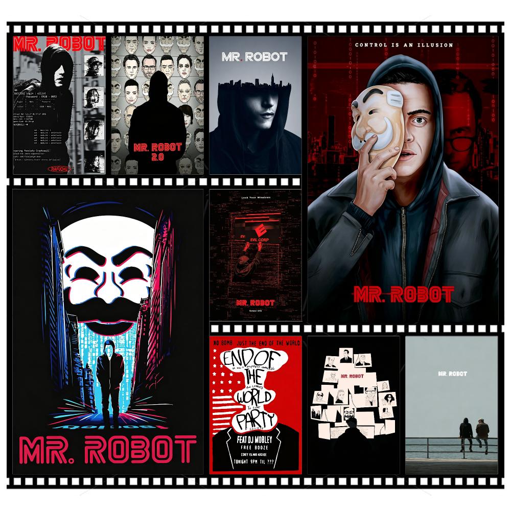 Tech Office Wall Art - TV-Tech Psychologische Thriller Mr. Robot Poster