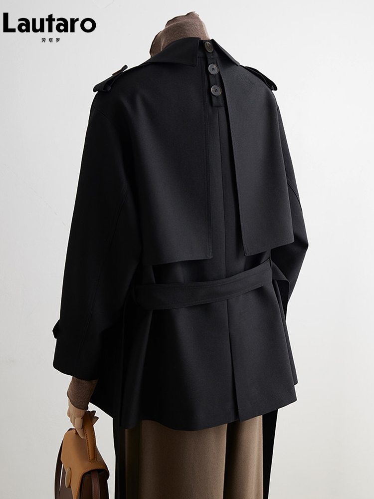 Office High Tech - Lautaro lente herfst kaki trenchcoat voor