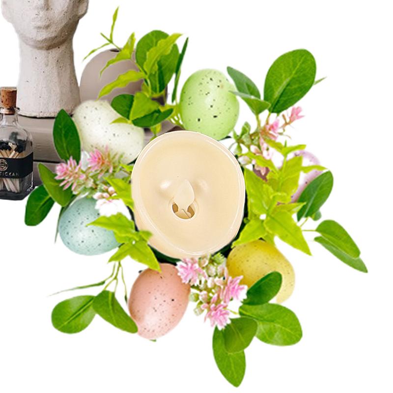 Ring Light Desk Small - Kunstmatige kaarsenringen Pijlerkaarsenring Krans met paaseieren