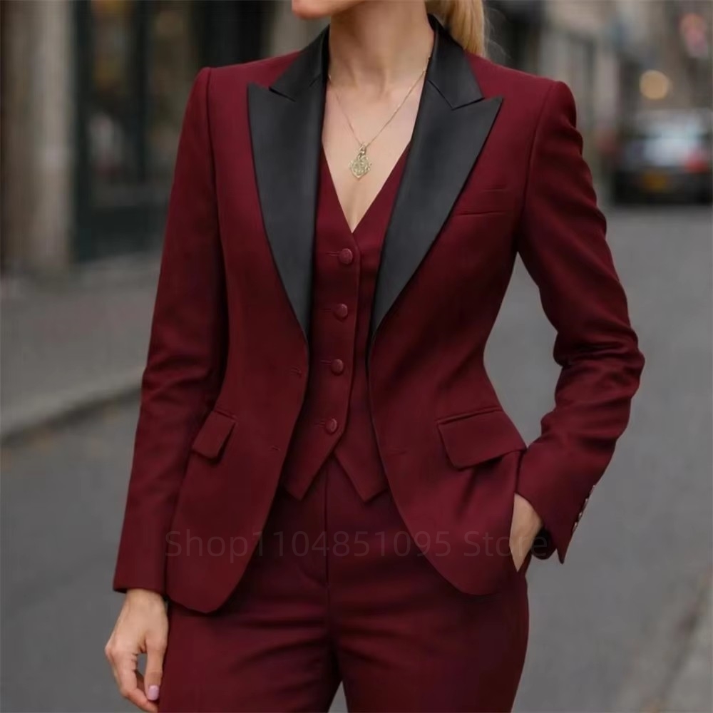 Office High Tech - Mode Damespakken Blazer Hoge kwaliteit 3-delig