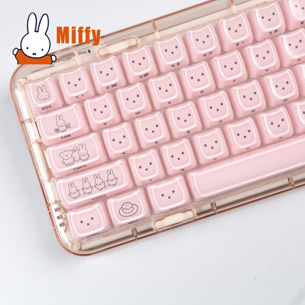 Kawaii Miffy Keycaps Schattig  - Tech For Office recensie en prijs