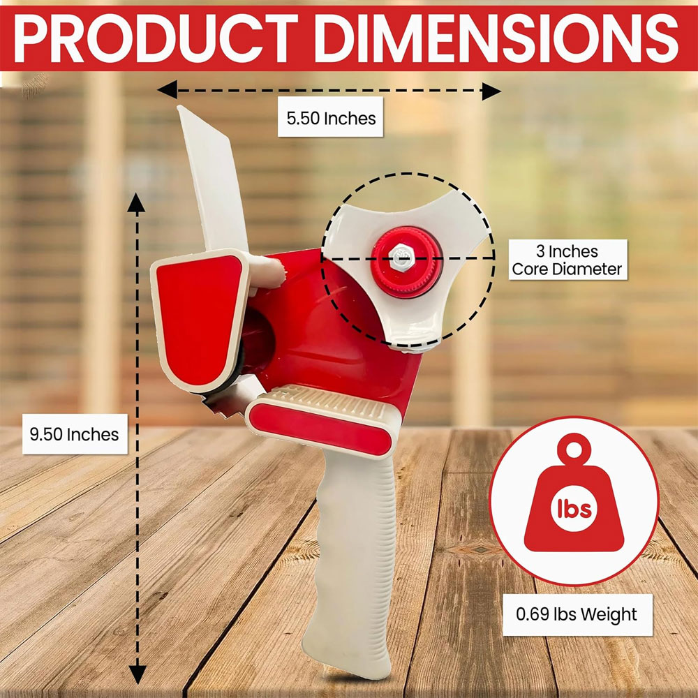 1PC verpakkingstape-dispensati - Tape Gun Dispenser recensie en prijs
