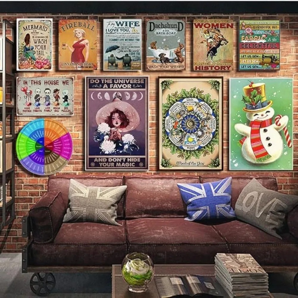 CIFBUY Retro Industrieel 2D Pl - Tech Office Wall Art recensie en prijs