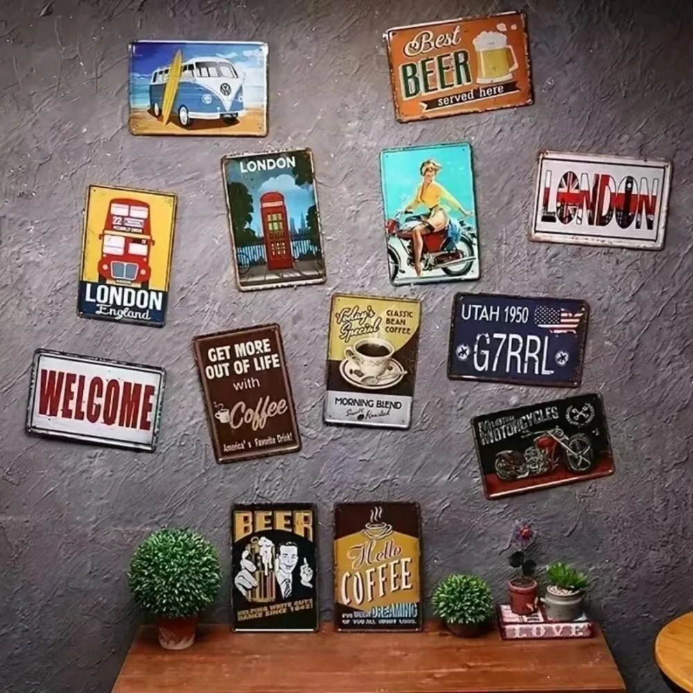 CIFBUY Retro Industrieel 2D pl - Tech Office Wall Art recensie en prijs