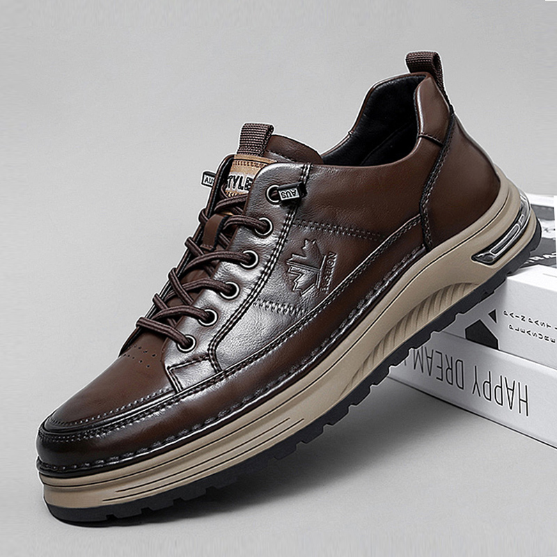 Luxe Echt Lederen Heren Casual - Office High Tech recensie en prijs
