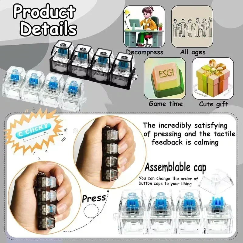 1pcs LED Toetsenbord Keycap St - Tech For Office recensie en prijs
