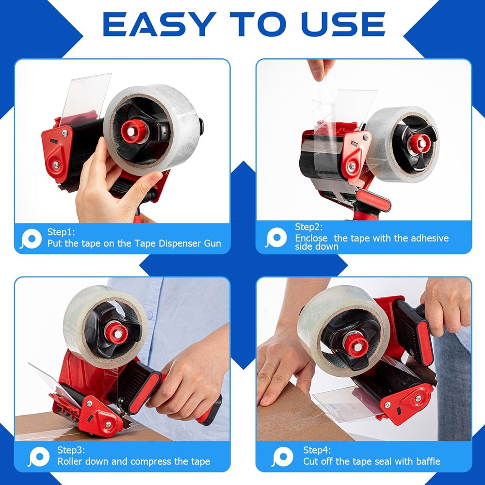 3-inch antislip siliconen hand - Tape Gun Dispenser recensie en prijs