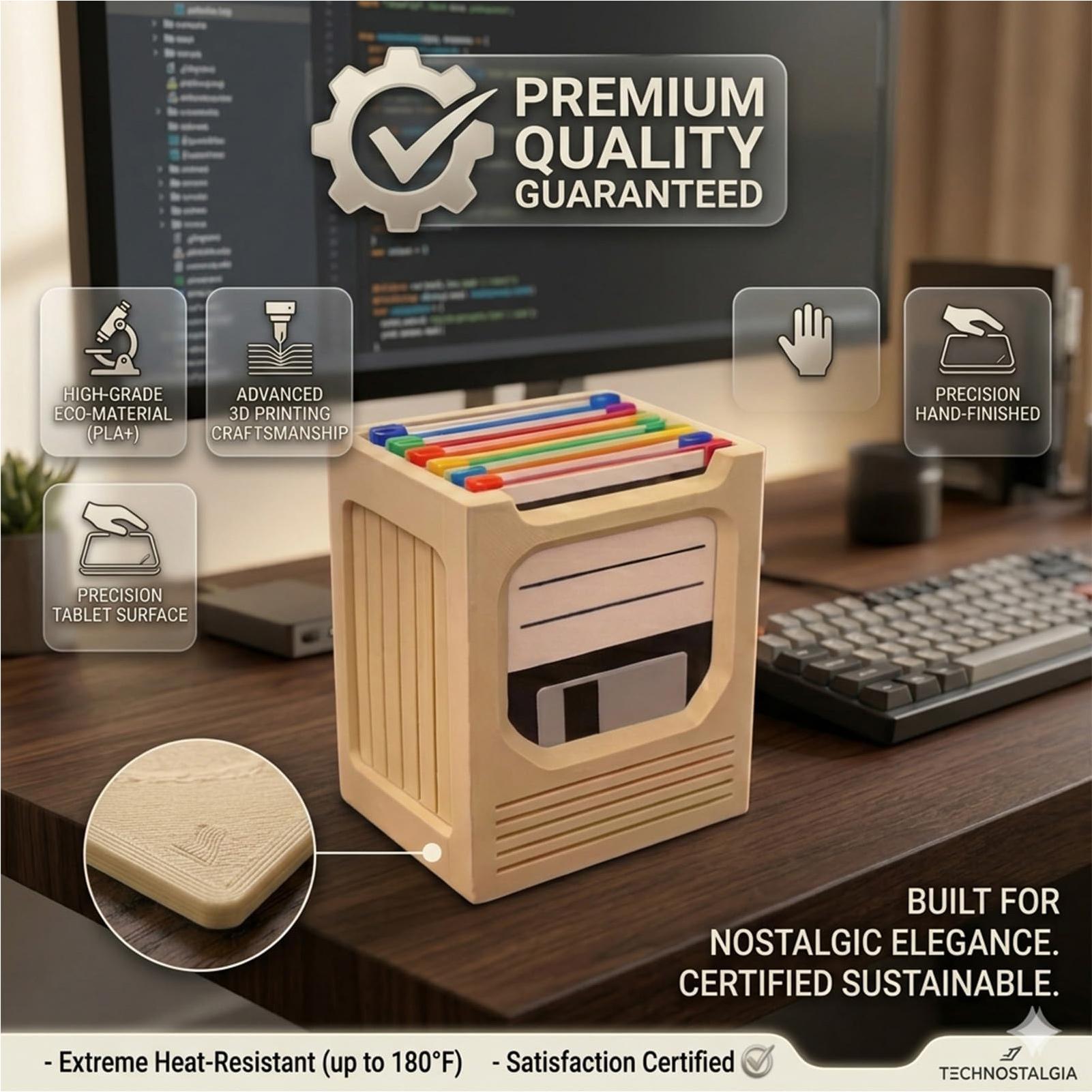 Retro Tech Coaster Holder Set  - Office And Tech recensie en prijs