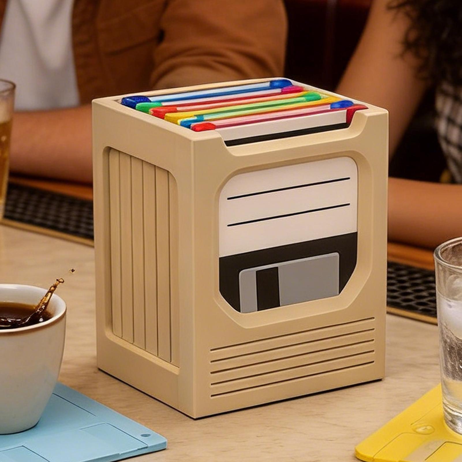 Retro Tech Coaster Holder Set  - Office And Tech recensie en prijs