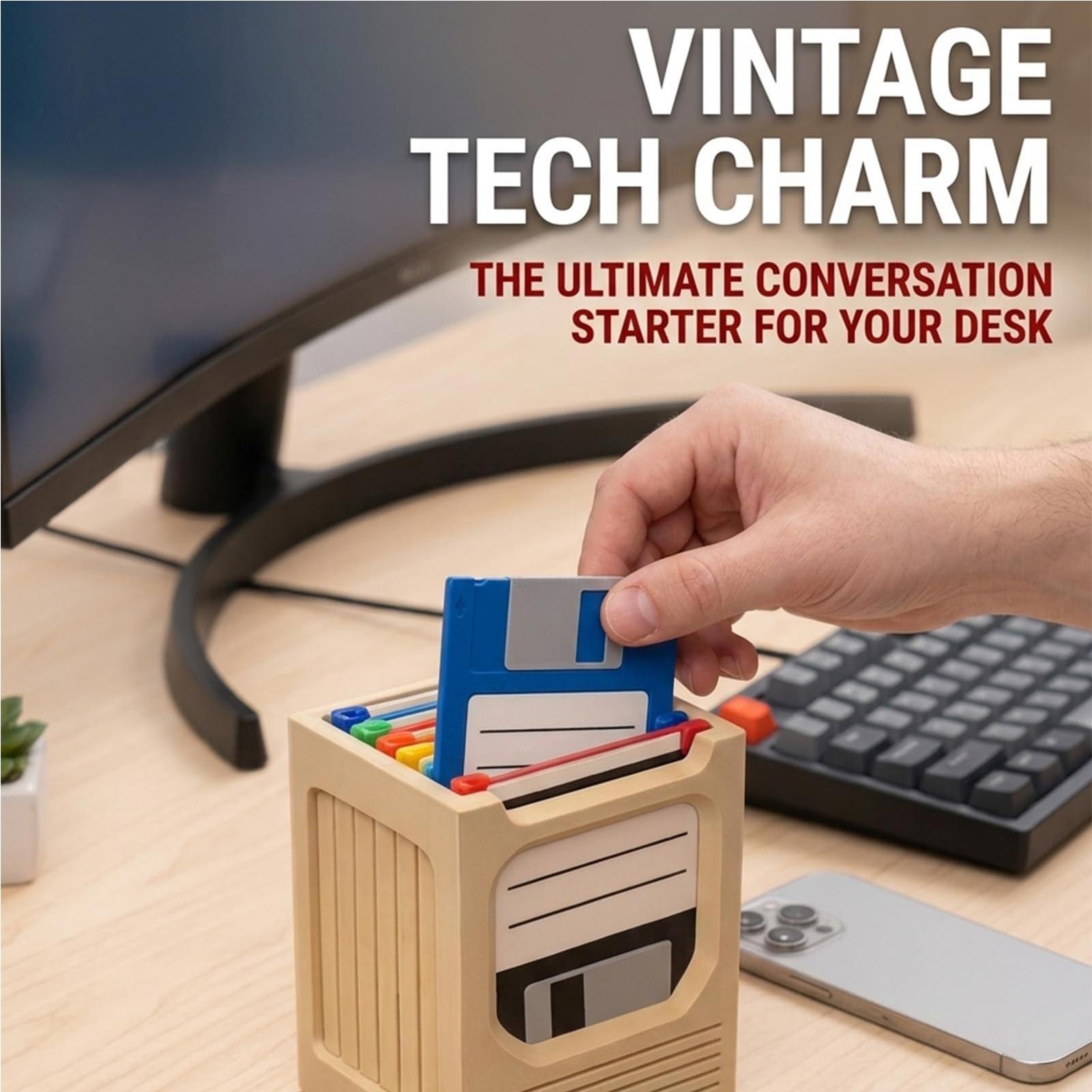 Retro Tech Coaster Holder Set  - Office And Tech recensie en prijs